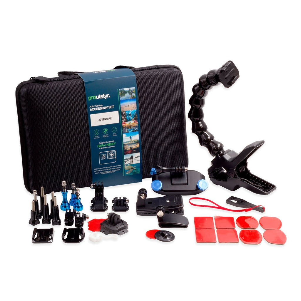 Go Pro action camera accessory selling kit with case